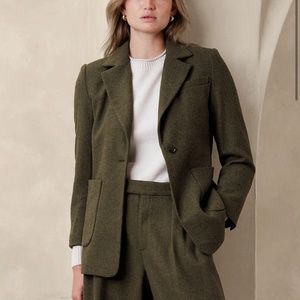 Banana Republic HERRINGBONE BLAZER